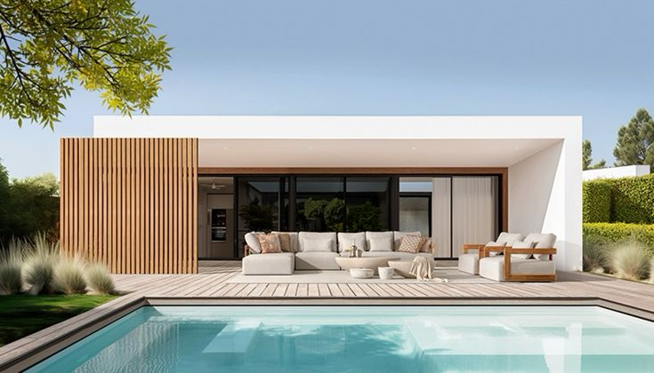 Casa moderna con pileta